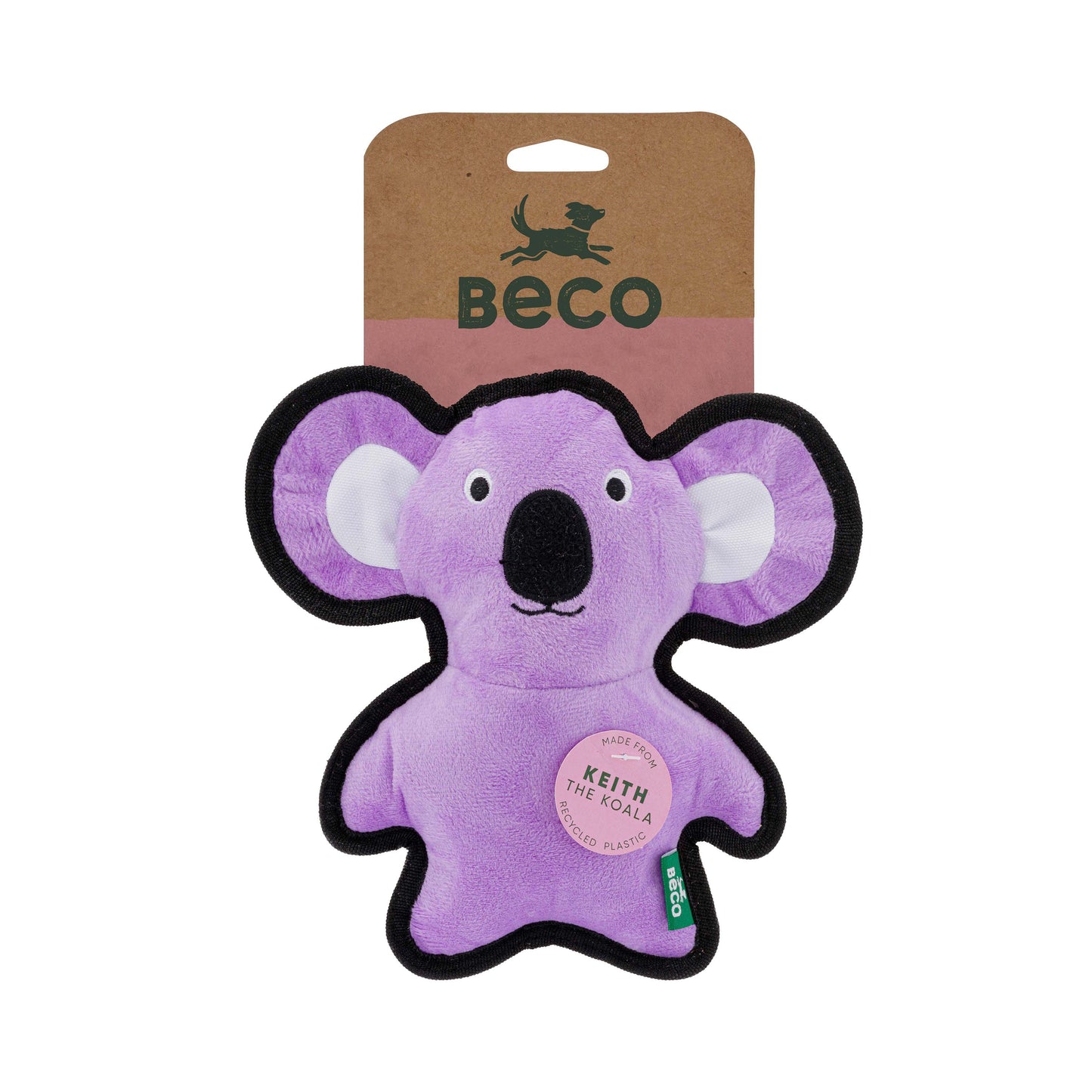Beco Rough & Tough Recycled Dog Toy, Koala