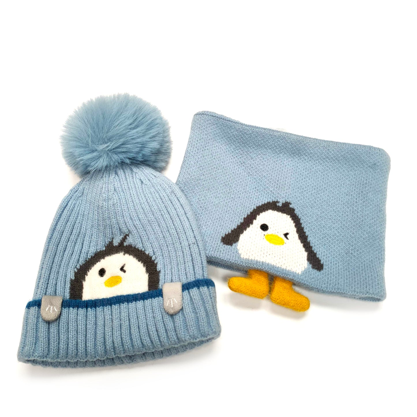 Penguin Hat & Snood Set