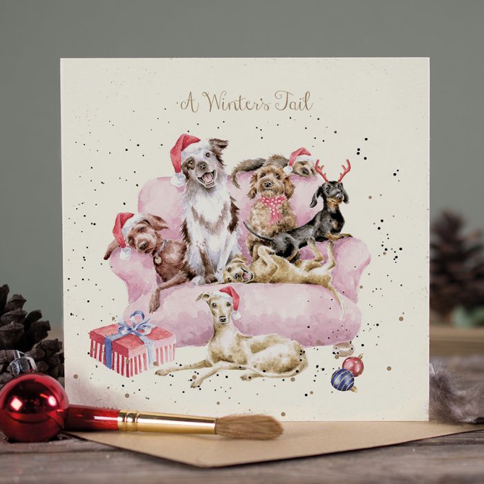 Wrendale 'A Winter's Tail' Christmas Card